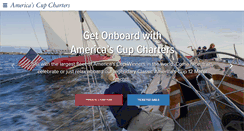 Desktop Screenshot of americascupcharters.com